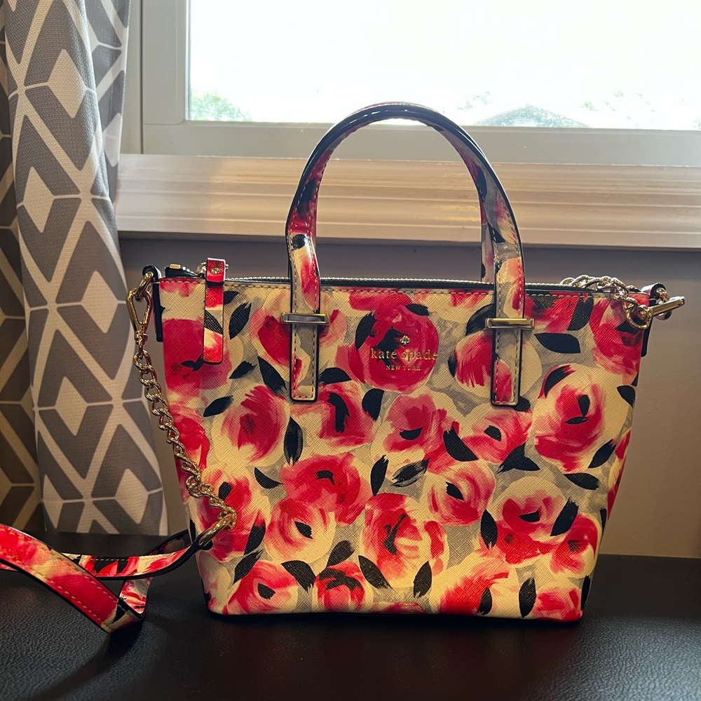 Kate Spade Floral Print Lottie Handbag